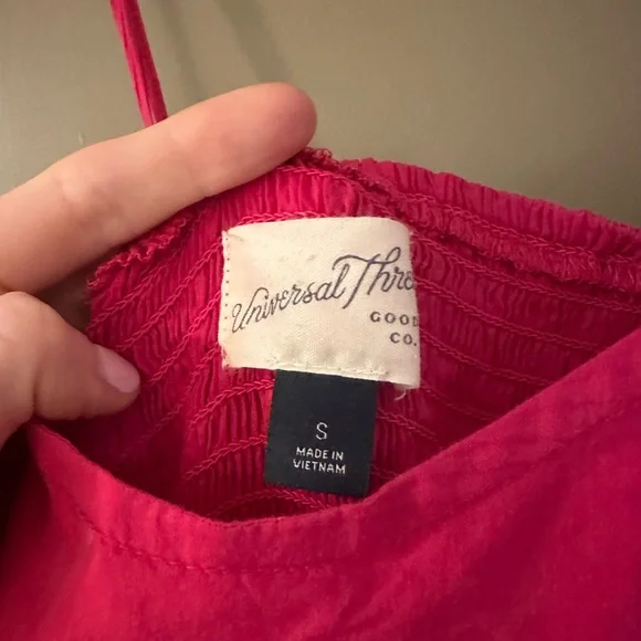 Universal Thread Pink Tiered Ruffled Maxi Sundress - Picture 4 of 5